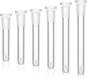 Cam Downstem Nargile Borusu Flush Üst dişi redüktör adaptörü 10-15cm Diftelenmiş Su Boruları Bongs için Kök Difüzör Diftom