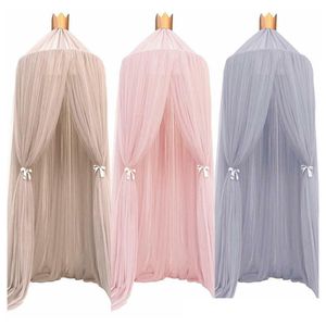 Crib Netting Mosquito Net with FREE Stars Hanging Tent Baby Bed Crib Canopy Tulle Curtains for Bedroom Play House Tent for Kids Room Decor 230504