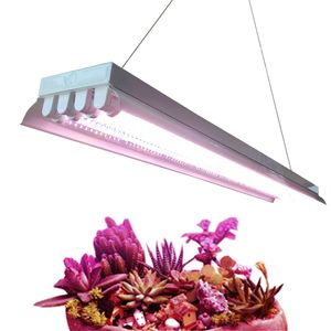 LED Grow Işık, Çift Uçlu Powered Floorcent Tüp Yedek Bi-Pin G13 Base Tam Spektrum, 4ft V-şekilli bitki ampul ışıkları İç Mekan Bitkileri Kullanımı