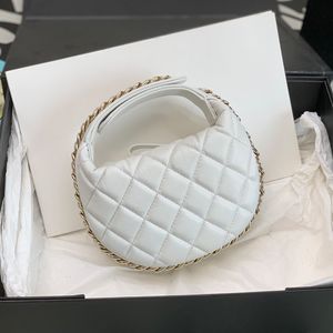 Designer hobo bolsa de couro genuíno bolsa 16cm luxo bolsa embreagem delicada imitação saco corrente com caixa yc034
