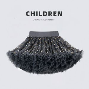 Skirts Lush Small Baby Girls Tutu Skirt for Kids Children Puffy Tulle Skirts for Girl born Party Princess Girl Clothes 1-15 Years 230505