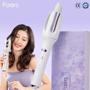 Curling Irons Automatic Hair Curler Stick Negative ion Electric Ceramic Fast Heating Rotating Magic Iron Care Styling Tool 230504