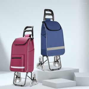 Depolama Çantaları 100kg Yatak Katlanır Alışveriş Sepeti Tramvay Taşınabilir Bagaj Röndür