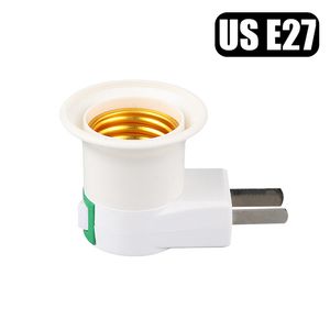 E27 Flexible Extension Converter LED Light Lamp Bulb Extend Adapter Socket Wall Socket Lamp Base Holder Screw Socket EU US Plug