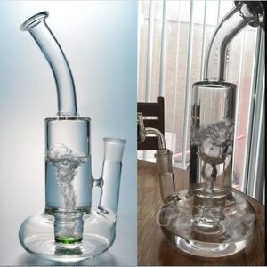 Heady Tornado Bong Nargile Cam Fıskiye Su Borusu Siklon Süzücü Gözlük Recycler Beher Su Bongs Dab Rig