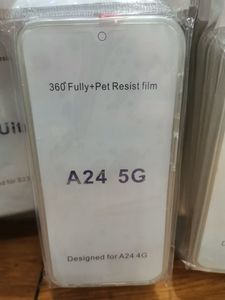 360 Кристаллические случаи Crystal Crystal Soft TPU для Samsung A24 5G Xiaomi 13 Pro Pococ X5 Pro Redmi Примечание 12 Двойное 2IN1 Двустороннее покрытие прозрачное прозрачное переднее телефонное покрытие