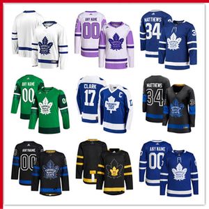 Toronto Maple Custom Leafs Hockey Jerseys Wayne Simmonds Nicholas Robertson Matt Onuska Samuel Richard Victor Mete Timothy Liljegren Matthew Knies John Tavares