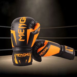 Luvas esportivas Muay Thai Boxing Glove Man Pu Guantes de Boxeo MMA Sanda Treinamento Profissional Competições Profissionais 230505