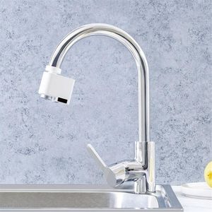 Mutfak muslukları otomatik duyu kızılötesi indüksiyon banyo lavabo musluk su tasarrufu cihazı aksesuarları