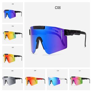 2023 Novos óculos de sol esportivos masculinos polarizados TR90 material lentes UVA/UVB óculos de sol feminino moda original bicicleta polarizada óculos de ciclismo PITS-01
