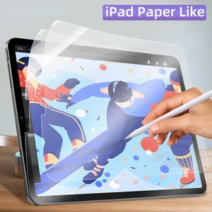 Матовая бумага для iPad, как защитник экрана для рисования iPad Air 4 5 10.9 10th 2022 Pro 11 9,7 10.2 7/8/9th Mini 6 Письменная пленка