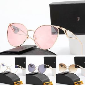 Man P Glasses Designer-Sonnenbrille für Damen Letter Polaroid Lens Pilot Driving Outdoor Sports Travel Beach Sunglass with BOX