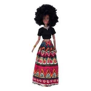Новейшая афроамериканская девушка кукла игрушка черная девушка кукла пластик черная совместная африканская кукла черная кожаная деть деть детская игра для экспресса подарки на день рождения подарок