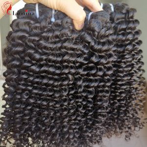 Hair Bunces Humanos Bundles Kinky Curly Natural Color 100% Extensão 2/3 PCs/lote beleza lumina weave 230508