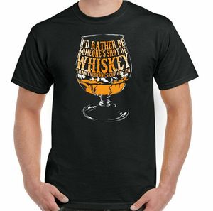Erkek Tişörtleri Şarap T-Shirt Viski Alkol Mizahı Erkekler Komik Parti Barbekü Malt Cam Konforlu Kısa Kollu Kırış Çabuk Tezgahı