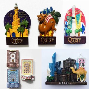 Islamic Center Fridge Magnets - Resin Qatar Collection, Camel Tourism Souvenirs