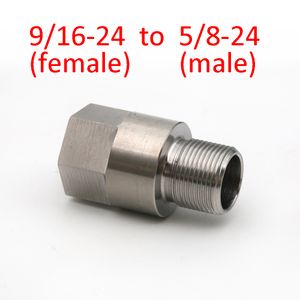 9/16-24 Женщины до 5/8-24 Мужчина-адаптер топливного фильтра адаптер из нержавеющей стали адаптер адаптер растворитель.