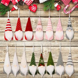 Fabrika Noel Ağacı Süslemeleri Peluş Gnome Bebek Kolye Asma Süsleme Yeni Yıl Parti Malzemeleri Ev Dekor