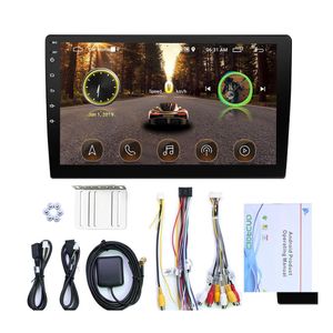 Автомобильные аксессуары GPS 10,1 дюйма HD MP5 Player Navigation Mp3 Radio Hine для Android Drop Mobiles Motorcycles Electroni dhoxm