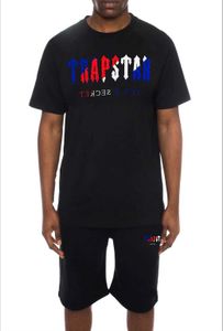 Tasarımcı Moda Giyim Tshirt Tees Trapstar Kısa Kollu T-shirt Matkap Seti Damla Hip Hop Lüks Gündelik Pamuk Streetwear Spor Üstleri Rock Hip hop satılık