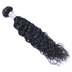 Бразильская девственная человеческая вода для волос волны необработанные волосы remy waves waves double watfts 100g/bundle 1bundle/lit можно окрасить обесцвечены