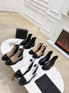 Tasarımcının klasik küçük kokulu lake deri üst yüksek kaliteli koyun derisi içsel ayakkabılar resmi ayakkabılar kısa botlar buzağı deri yüksek kaliteli fabrika ayakkabıları