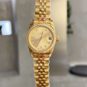 AAA Оригинальная упаковочная бумага Высококачественные часы Новое бриллиантовое кольцо 31 -мм диск водонепроницаемый сапфир автоматический модный женщин Автоматические часы 2023