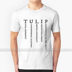 Мужские футболки Tulip v.1 Пользовательский дизайн печати для мужчин Женщины хлопок классная футболка - рубашка Большой размер 6xl Джон Кальвинизм