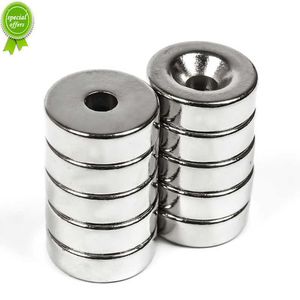 DIY Neodymium Countersunk Magnets - Small, Round, Rare Earth NdFeB with Powerful Hold for Fridges & Crafts