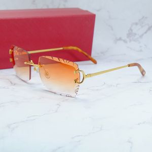 Moda güneş gözlüğü çerçeveleri elmas kesim erkek ve kadınlar şık tel c lüks tasarımcı carter güneş gözlükleri sürüş gölgeleri açık hava koruma gafas de sol