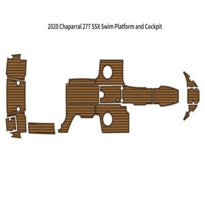 2020 Chaparral 277 SSX Swim Platform Cockpit Boat EVA Foam Faux Teak Floor Pad