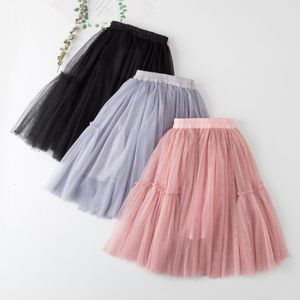 Skirts Baby Toddler Teen Girl Skirts Children Clothes Girls Tutu Skirts Puff Princess Long Skirt Kids Costume 4 6 8 10 12 Years JW4071 230510