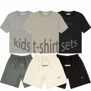 Çocuklar Ess Bebek Giysileri Setleri Çocuk Tasarımcı Gençlik Kız Kız Giyim Yaz Sporları T-Shirt Bebek Takımları Boyut 110-16 S8HD#