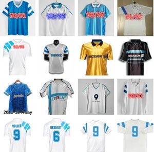 1990 1991 1992 1993 1998 Marseilles Waddle Papin Retro Futbol Formaları 90 91 92 93 98 99 00 03 04 05 06 Ribery Ravanelli Nasri Gallas Boli Pele Drogba L.Blanc Futbol Gömlek