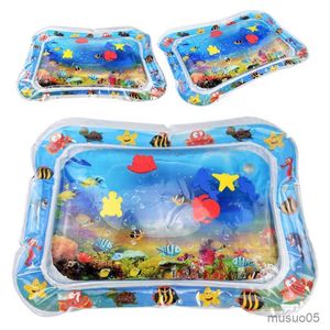 Baby Rugs Playmats Baby Water Mat Inflatable Cushion Infant Toddler Water Play Mat for Children Early Education Developing Baby Toy Summer Toys