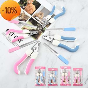 Latest Professional Pet Nail Clipper Stainless Steel Dog Cat Nail Trimmer Labor-Saving Nail Clipper Convenient Dog Grooming Supplies