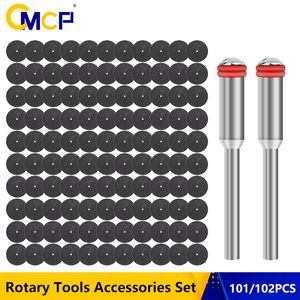 Продукты отделки CMCP 101/102PCS STROAK RUINT DISC для DREMEL Grinder Rotary Tool Circular Saw Blade с Mandrels Abrasive 230511