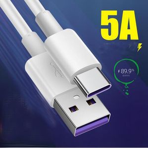 5A USB-кабель для быстрой зарядки типа C, 1 м, 3 фута, 1,5 м, 2 м, 10 футов, сверхбыстрая зарядка, шнур QC 100 Вт для смартфона Huawei Xiaomi Samsung S23, линия зарядного устройства для синхронизации данных и передачи данных в сумке OPP