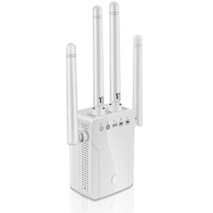 300Mbps quatro antenas repetidores sem fio Wi -Fi Amplificador Rede de Rede de Rede Aprimorada