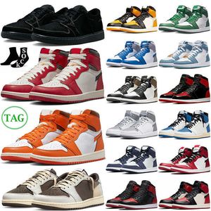 1 Outdoor Ayakkabı Jumpman 1s lows Black Phantom Lost And Found Reverse Mocha Denizyıldızı Gorge Green Fragment Bred Patent Erkek Kadın Spor Eğitmenleri Sneakers