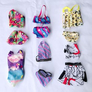 Mini mayo moda kawaii bebek kıyafeti kıyafetler elbise bikini barbie çocuk oyuncakları ücretsiz nakliye diy çocuklar yaz hediyeleri