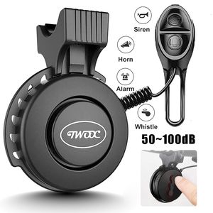 Велосипедные рога Bike Bell 100 Decibels USB Recharged Gruging Discuer Mini Electric Bike Horn 4 Режимы езда на велосипеде электрический велосипед MTB для скутера 230511