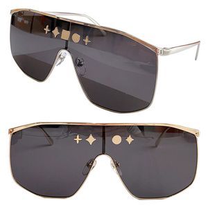 Masken-Sonnenbrille, übergroße Sonnenbrille Z1717U, modische Herren- und Damenbrille in Übergröße, halber Rahmen, leichte Textur, Designer-Brille