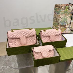 Tasarımcı çantası lüks omuz çantası çapraz gövde kadınları çanta flep tote çanta zinciri klasik deri moda çantası mini çanta çapraz vücut çantası haberci çanta para çanta pembe