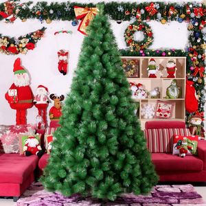 Decorações de Natal 3,0m 4,0m Árvore grande cheia de agulhas de pinheiro ornamentos de criptografia em casa