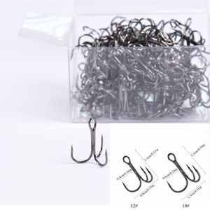 Balıkçılık Kancaları 100 PCS Değiştirilebilir Balık Kancaları Yüksek Karbon Çelik Tiz Kancaları Balıkçılık Takımı Balıkçılık Aksesuarları 10# 12# İsteğe bağlı 230511