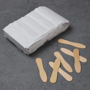 3000 parça Ahşap Dondurma Kaşık Araçları 7.5cm, Ahşap Taster-Spoons Sarılmış Birchwood Sade Fool-Cream Raket Kaşığı