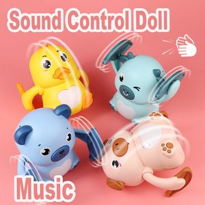 Электрические/RC животные детские голосовые управления Rolling Toys для детей Музыкальные куклы Kid's Toys Controved Rolling Toys for Kids Interactive Toys Gift 230512