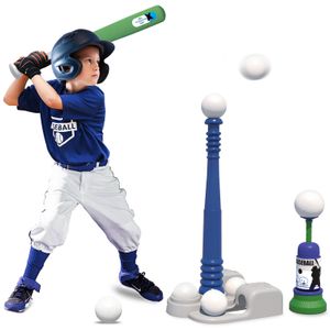 Sports Toys Baseball Ball For Boys Girls Games Adjustable Automatic Pitching Machine Toy Sets for Kids 3 10 Years Olds Gift 230511