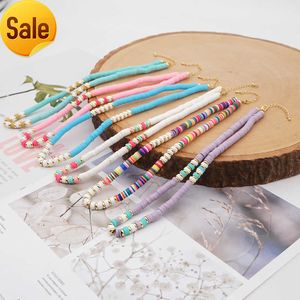GO2BOHO POLYMER CLAY BEASTED CONGLECE для женщин ювелирные изделия 2023 Boho Fashion Choker Heishi Jewelry African Beadsles
